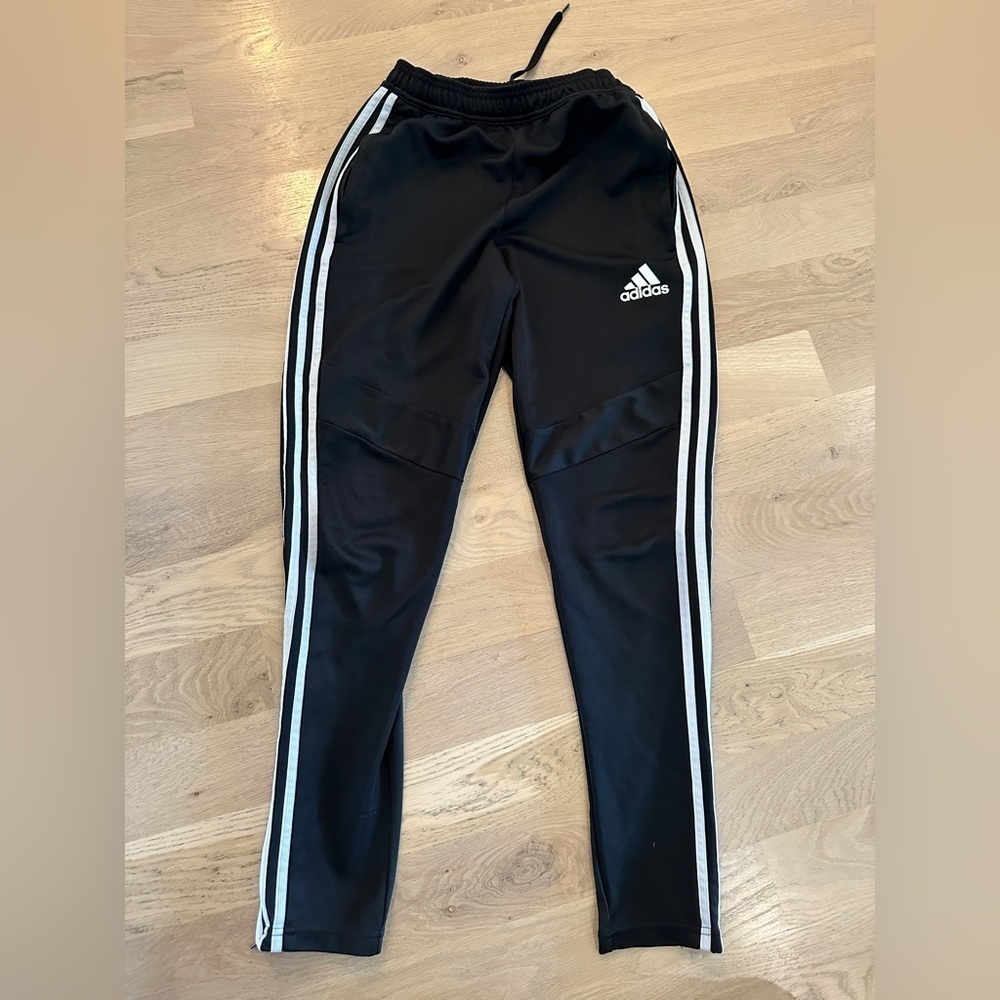 Adidas Tiro climacool jogger sweatpants black white men's small